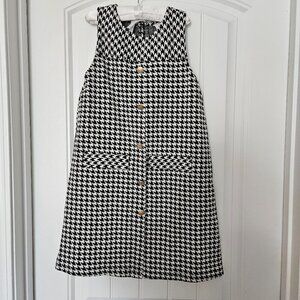 Sale 🎉🥳 4/$25 or $10Zara Girls Black & White Houndstooth Dress